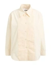 Jil Sander Woman Shirt Cream Size 4 Polyester In Neutral