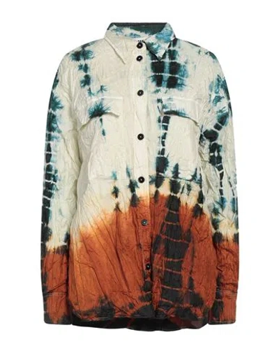 Jil Sander Woman Shirt Deep Teal Size 6 Polyamide, Silk In Green