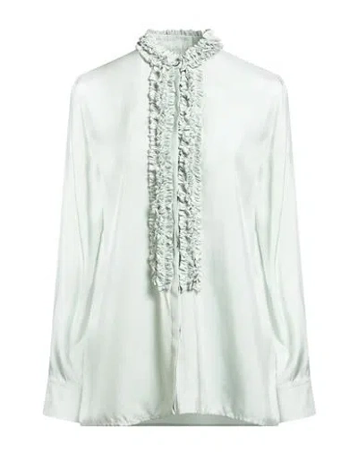 Jil Sander Woman Shirt Light Green Size 0 Viscose