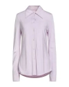 Jil Sander Woman Shirt Lilac Size 6 Viscose In Purple