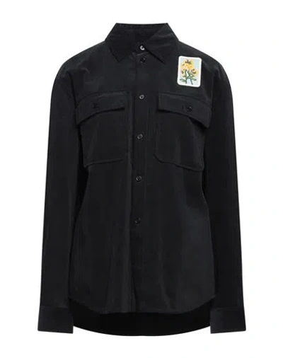 Jil Sander+ Woman Shirt Midnight Blue Size 10 Cotton