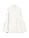 Jil Sander Woman Shirt Off White Size 4 Cotton In Off White