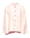 Jil Sander+ Woman Shirt Pink Size 4 Polyamide, Silk