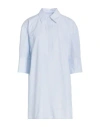 Jil Sander Woman Shirt Sky Blue Size 4 Cotton In Blue