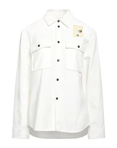 Jil Sander+ Woman Shirt White Size 10 Cotton