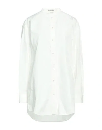 Jil Sander Woman Shirt White Size 2 Cotton