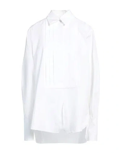 Jil Sander Woman Shirt White Size 6 Cotton