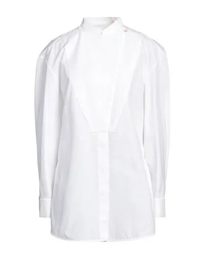 Jil Sander Woman Shirt White Size 4 Cotton