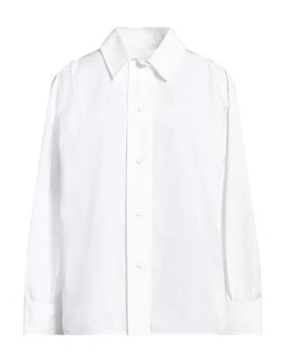 Jil Sander Woman Shirt White Size 6 Cotton