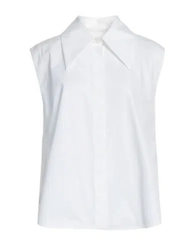 Jil Sander Woman Shirt White Size 8 Cotton