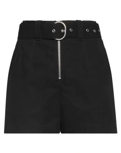 Jil Sander Woman Shorts & Bermuda Shorts Black Size 4 Cotton