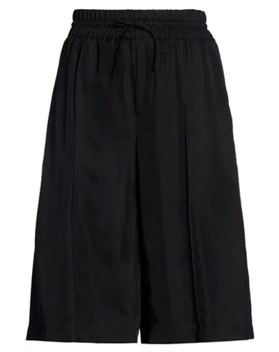 Jil Sander Woman Shorts & Bermuda Shorts Black Size 6 Viscose