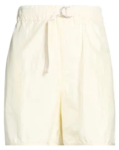 Jil Sander + Woman Shorts & Bermuda Shorts Cream Size 2 Polyamide, Silk In Neutral