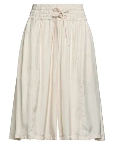 Jil Sander Woman Shorts & Bermuda Shorts Cream Size 8 Viscose