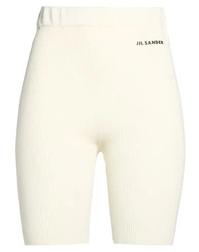 Jil Sander + Woman Shorts & Bermuda Shorts Ivory Size 6 Cotton In White