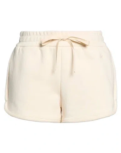 Jil Sander + Woman Shorts & Bermuda Shorts Ivory Size S Cotton, Elastane In White