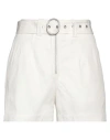 Jil Sander Woman Shorts & Bermuda Shorts Off White Size 2 Cotton In Off White