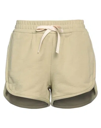 Jil Sander + Woman Shorts & Bermuda Shorts Sage Green Size Xs Cotton