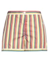 Jil Sander Woman Shorts & Bermuda Shorts Yellow Size 00 Cotton In Yellow