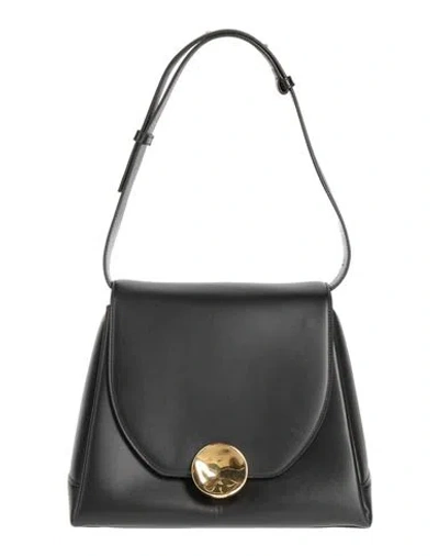 Jil Sander Woman Shoulder Bag Black Size - Calfskin