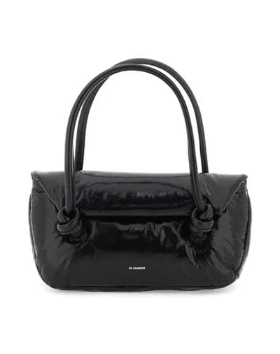 Jil Sander Woman Shoulder Bag Black Size - Calfskin