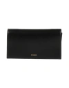 Jil Sander Woman Shoulder Bag Black Size - Leather In Black