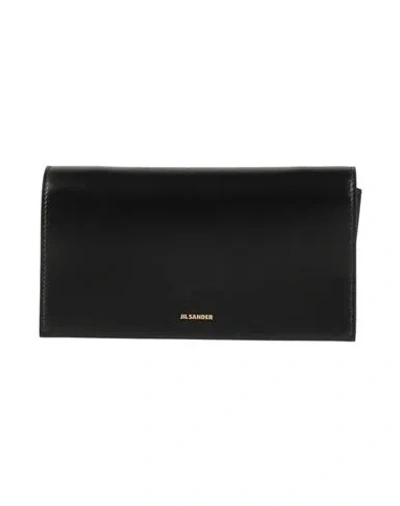 Jil Sander Woman Shoulder Bag Black Size - Leather