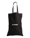 Jil Sander Large Rectangular Tote Bag With Dual Handles In Black