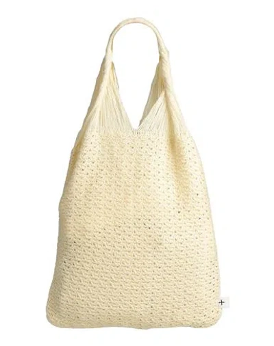 Jil Sander + Woman Shoulder Bag Yellow Size - Cotton, Polyamide