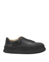 Jil Sander Flatform Low-top Sneakers In Black