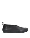 Jil Sander Woman Sneakers Black Size 5 Leather