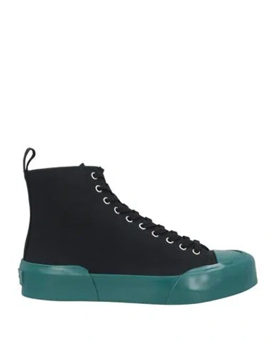 JIL SANDER JIL SANDER WOMAN SNEAKERS BLACK SIZE 7 TEXTILE FIBERS