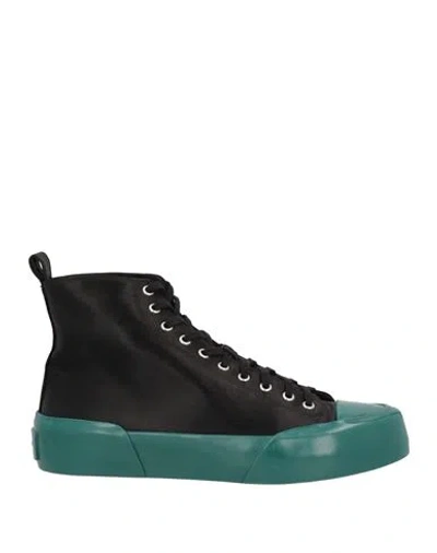 Jil Sander Woman Sneakers Black Size 7 Textile Fibers