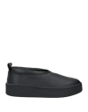 Jil Sander Woman Sneakers Black Size 8 Leather In Black
