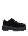 Jil Sander Woman Sneakers Black Size 11 Leather In Black