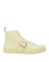 Jil Sander Woman Sneakers Lime Green Size 8 Leather In Multi