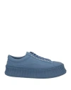 Jil Sander Woman Sneakers Navy Size 5 Textile Fibers In Navy