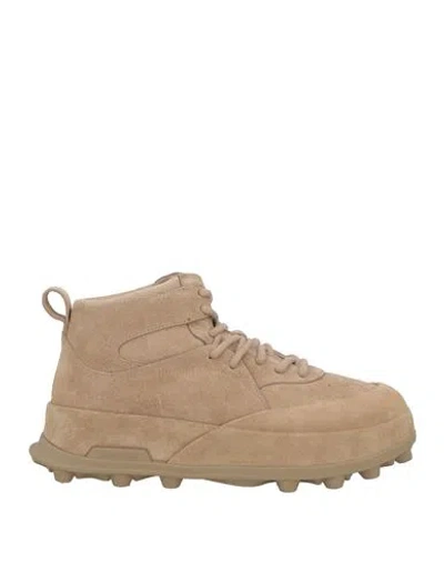 Jil Sander Woman Sneakers Sand Size 8 Leather In Beige