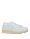 Jil Sander Basket Leather Sneakers In White