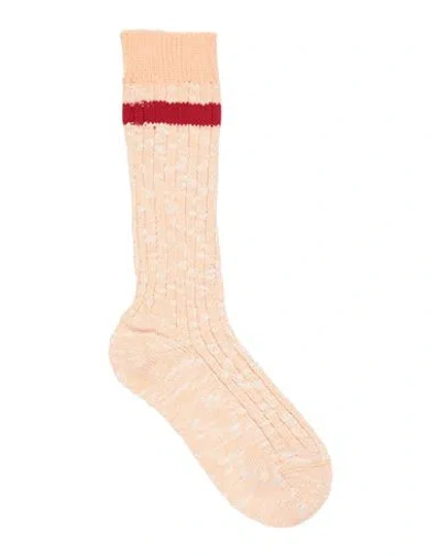 Jil Sander Woman Socks & Hosiery Apricot Size M Cotton, Polyamide, Elastane In Orange