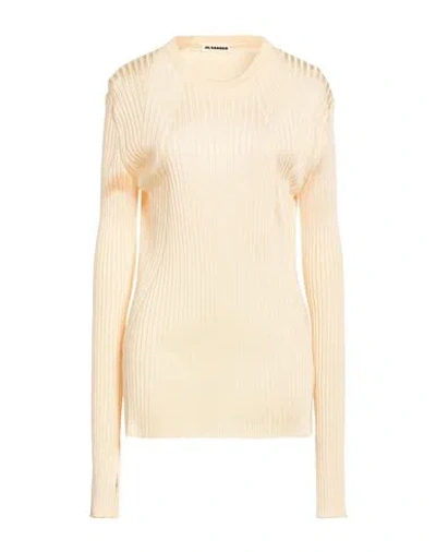 Jil Sander Woman Sweater Beige Size 10 Viscose