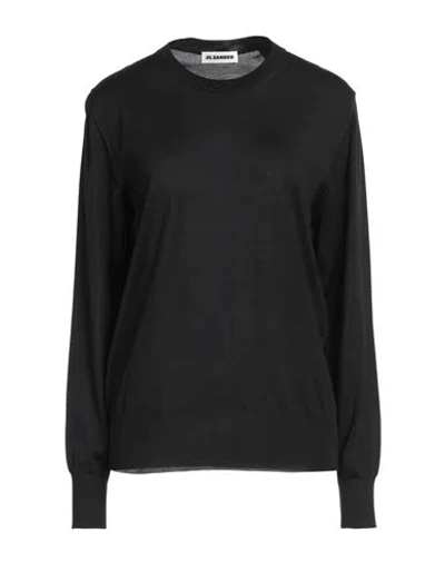 Jil Sander Woman Sweater Black Size 10 Silk