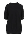Jil Sander Woman Sweater Black Size 2 Wool, Cashmere In Black