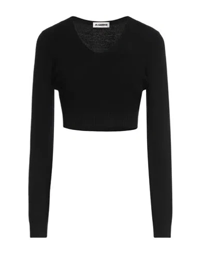 Jil Sander Woman Sweater Black Size 4 Wool
