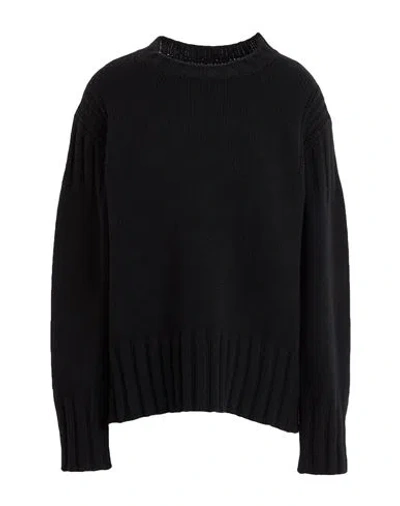 Jil Sander Woman Sweater Black Size 6 Cashmere