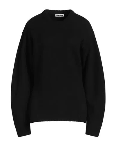 Jil Sander Woman Sweater Black Size 6 Wool