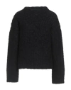 Jil Sander+ Woman Sweater Black Size M Mohair Wool, Alpaca Wool, Polyamide