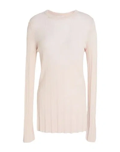 Jil Sander Woman Sweater Blush Size 4 Wool In Neutral
