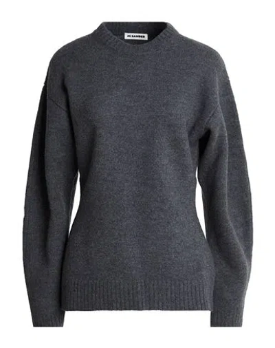 Jil Sander Woman Sweater Grey Size 2 Wool In Gray