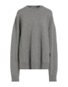 Jil Sander Woman Sweater Grey Size 6 Wool, Cashmere In Gray